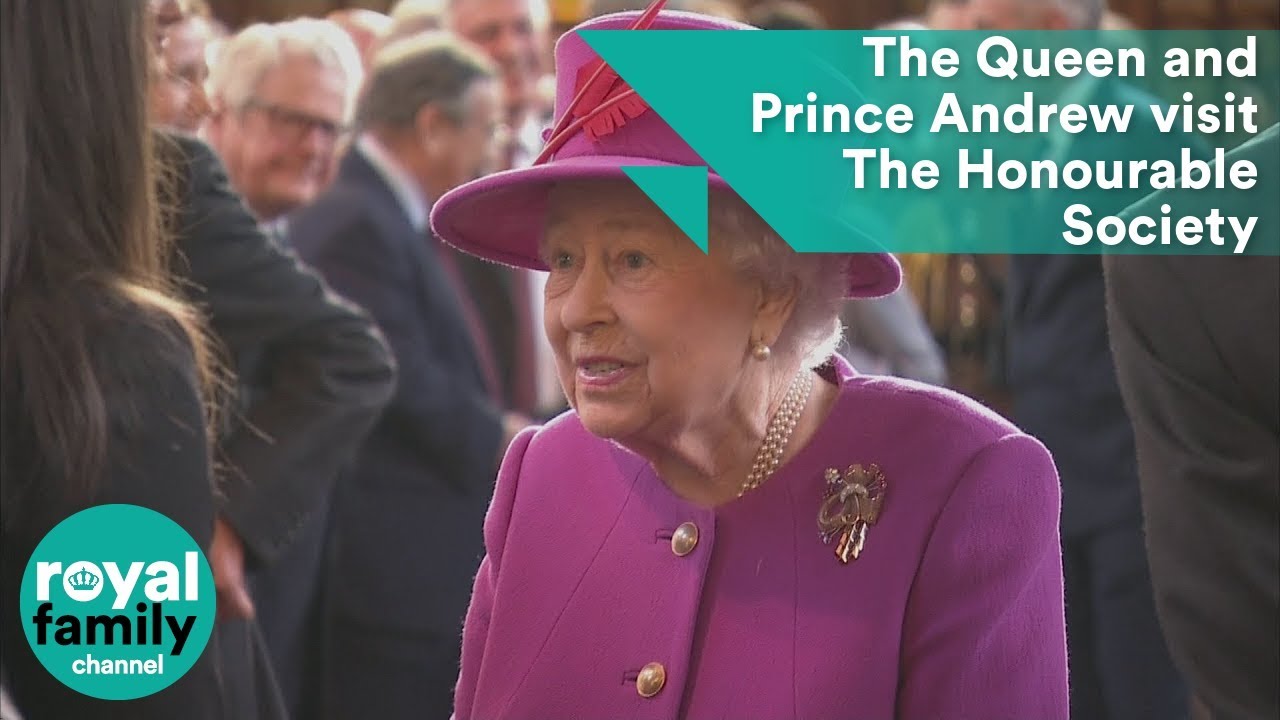 The Queen and Prince Andrew visit The Honourable Society