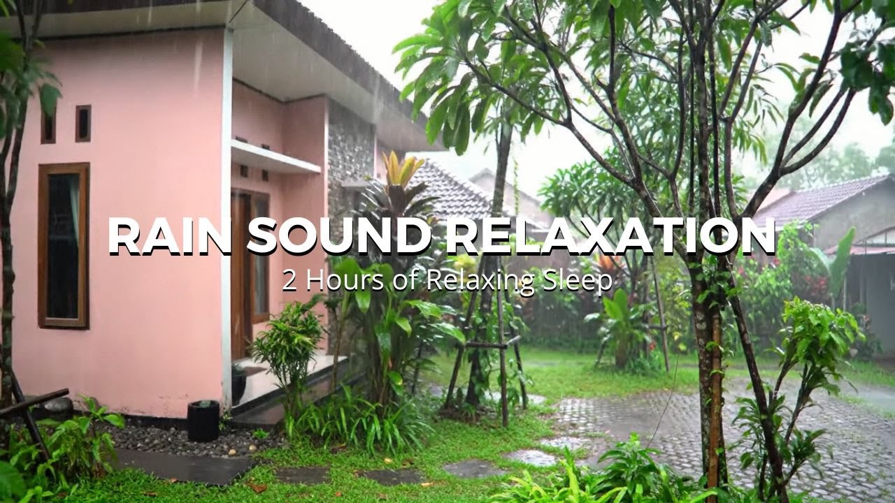 Rain Sounds from a Village | Relaxing Insomnia Sleep Aid