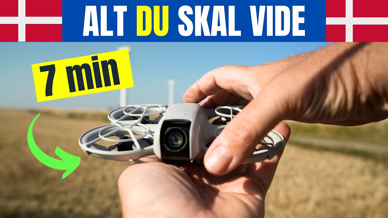 Perfekt Mini Drone for Begyndere | DJI NEO Dansk Anmeldelse 🇩🇰