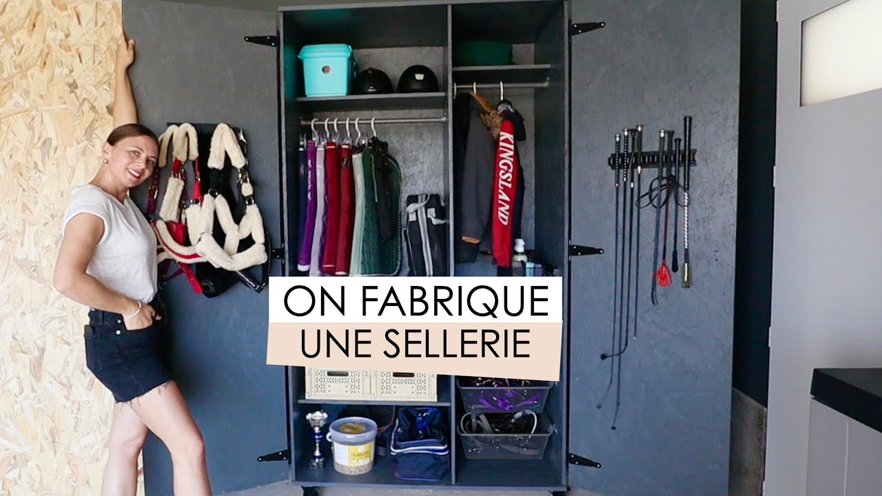 #DIY - ON FABRIQUE UNE SELLERIE POUR MAELLE ! CAISSON POUR RANGER TOUTES SES AFFAIRES D'EQUITATION 🐴