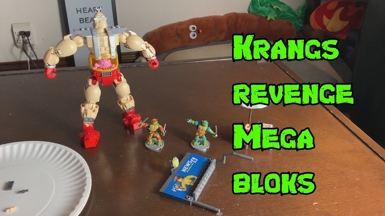 TMNT Krang's Revenge Mega Bloks Lego alternative