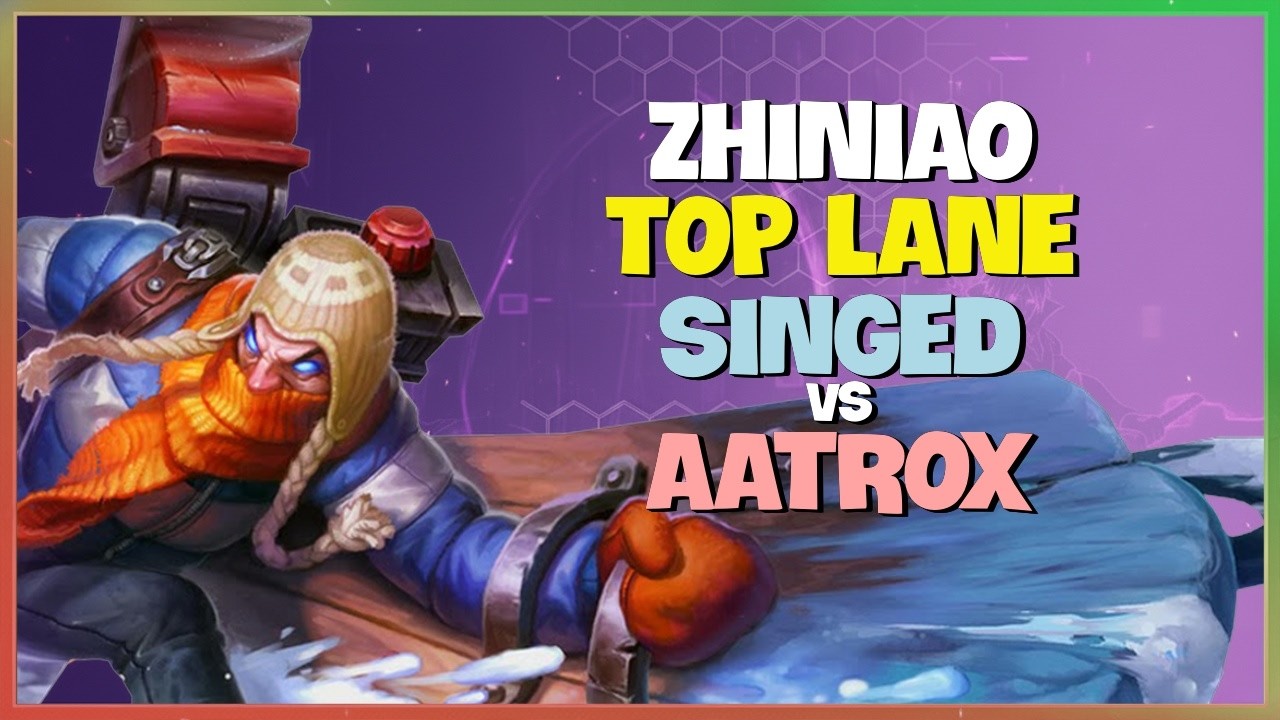 Rank 1 Singed : This Dude is WRECKING the Super Server and CRUSHING Aatrox