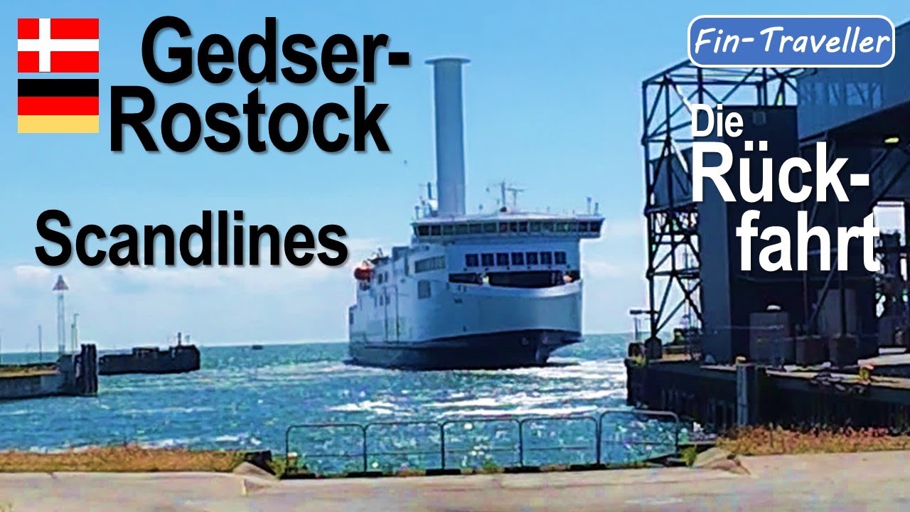 Scandlines Gedser-Rostock Ostseefähre Teil 2, die Rückfahrt.