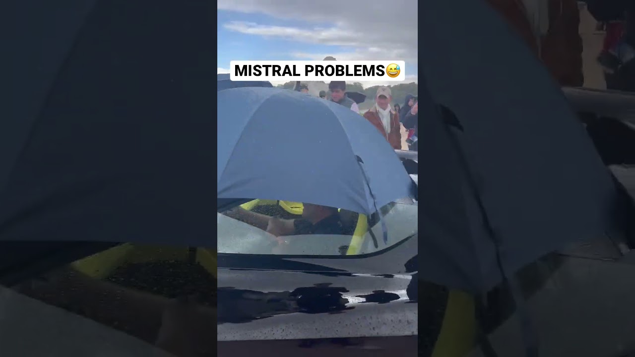 &euro;5,000,000 BUGATTI MISTRAL DRIVING IN THE RAIN😳 NO ROOF! #bugatti #mistral #hypercars #hypercar
