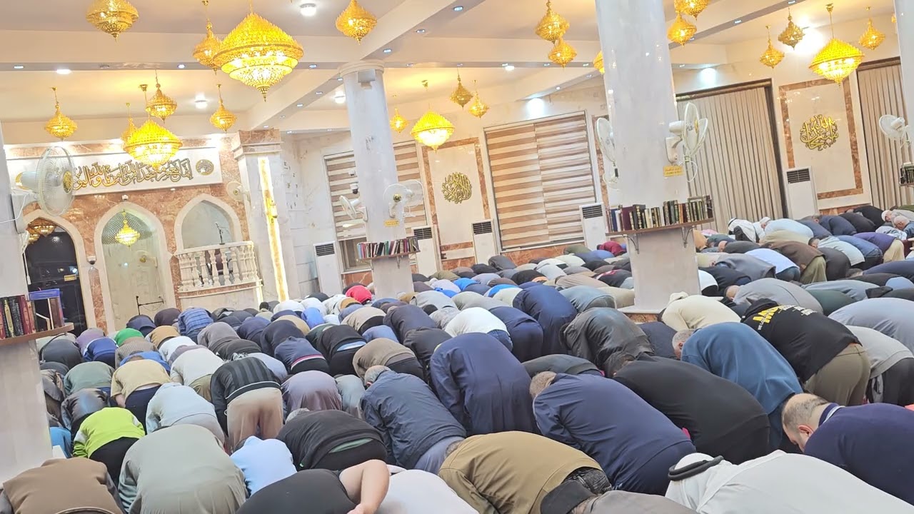 صلاة التراويح كاملة ٢٧ رمضان ١٤٤٧ هجري في جامع خالد بن الوليد القارئ ايهاب العكيدي 