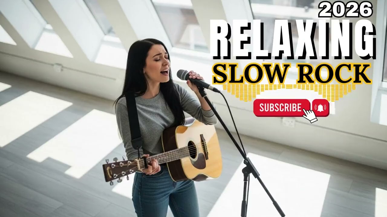 🎧 Slow Rock Gentle & Peaceful Mix 2026 – Soft Rock Songs to Unwind