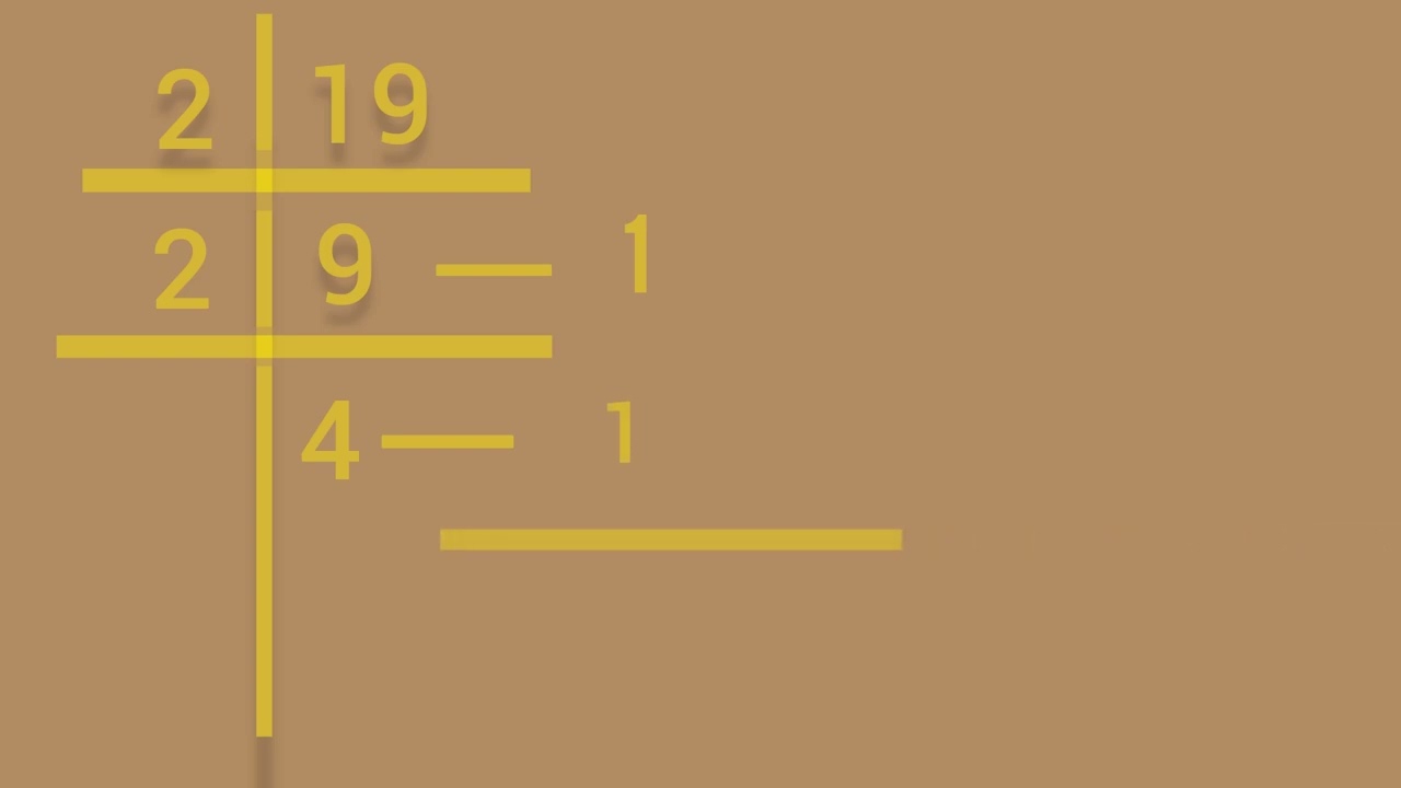 Convert 19 into the binary number system