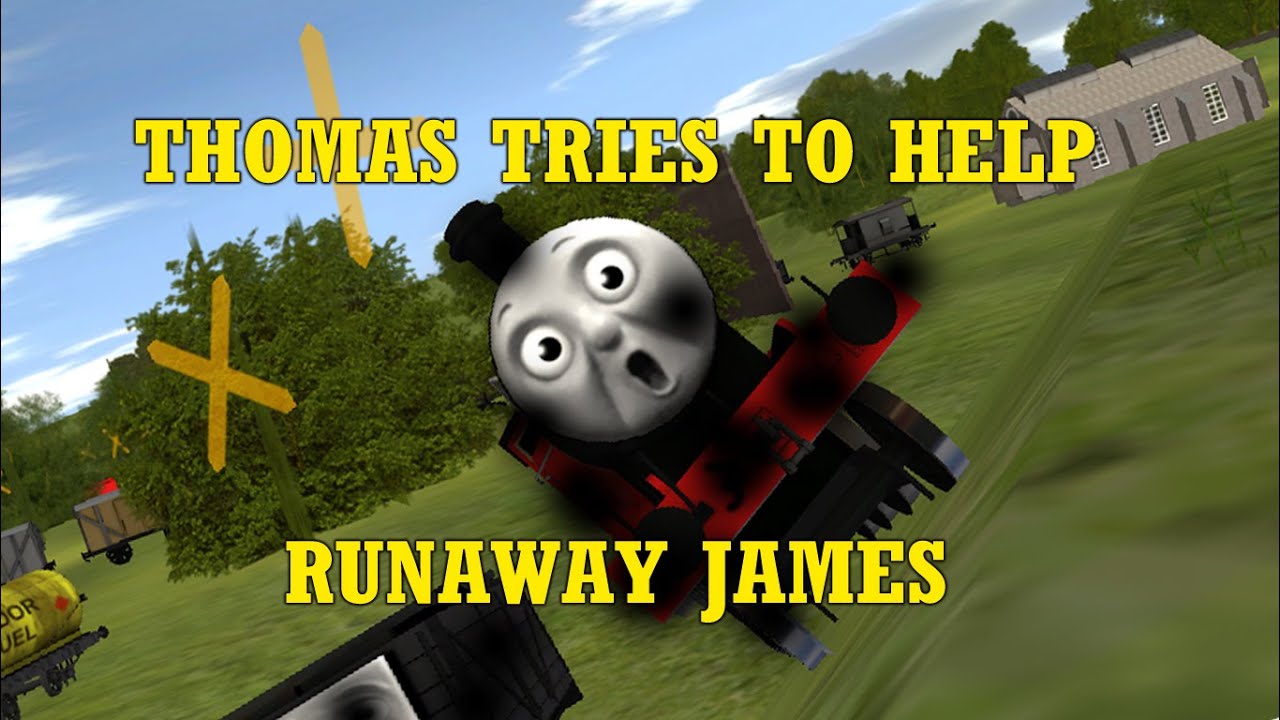 The Adventure Begins in Trainz - Thomas tries to help runaway James