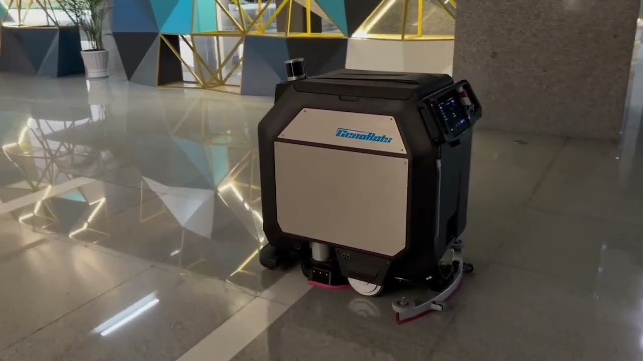 Superior cleaning performance of robotic scrubber L50