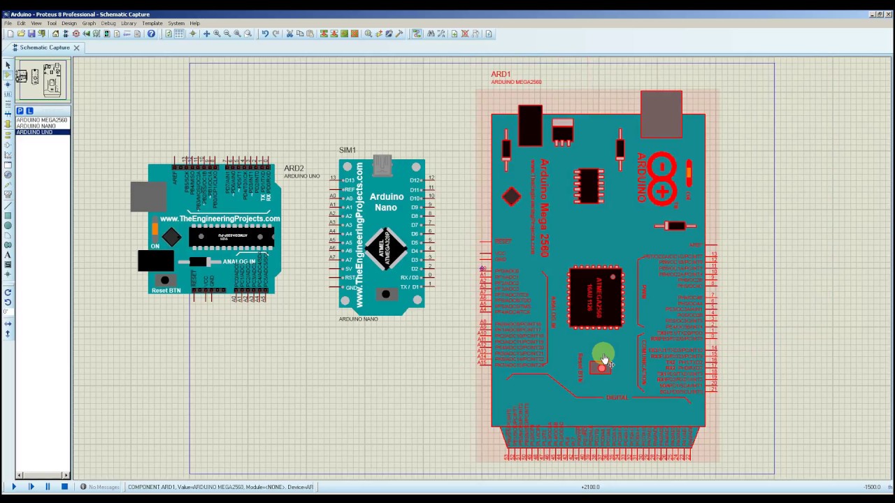 Установка моделей Arduino в Proteus