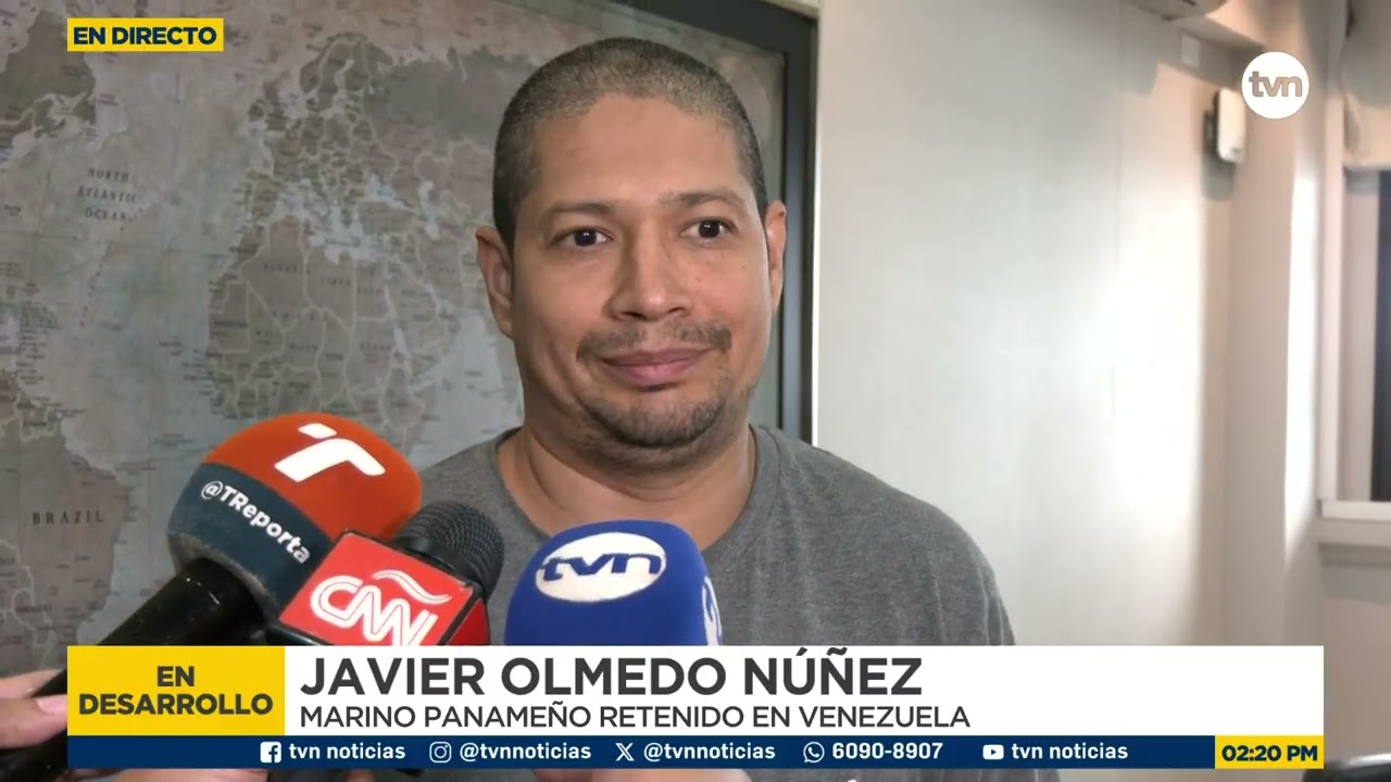 Marino panameño Olmedo Núnez, que estuvo preso en Venezuela, cuenta su testimonio