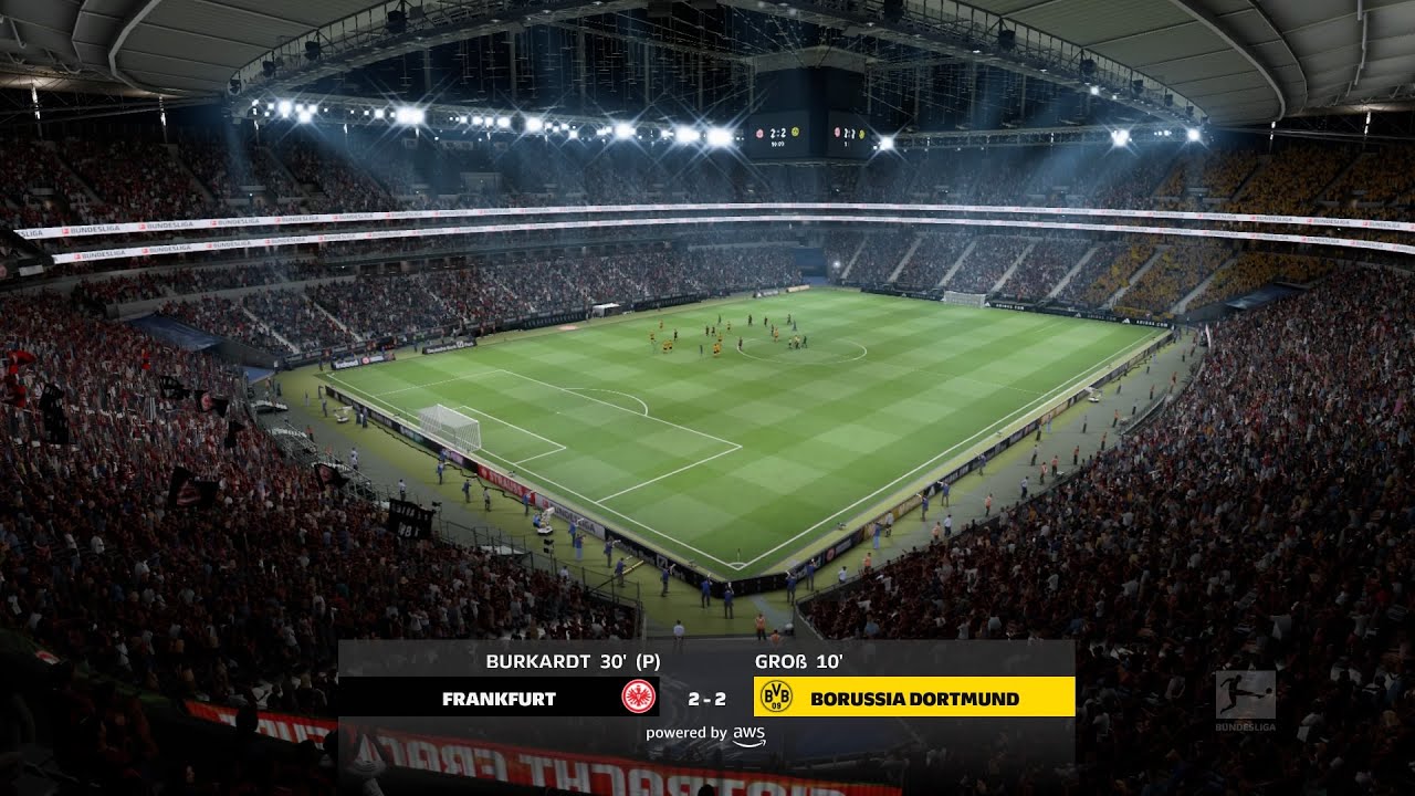 Eintracht Frankfurt Vs Borussia Dortmund - German Bundesliga 25/26 - FC 26 Game Play.