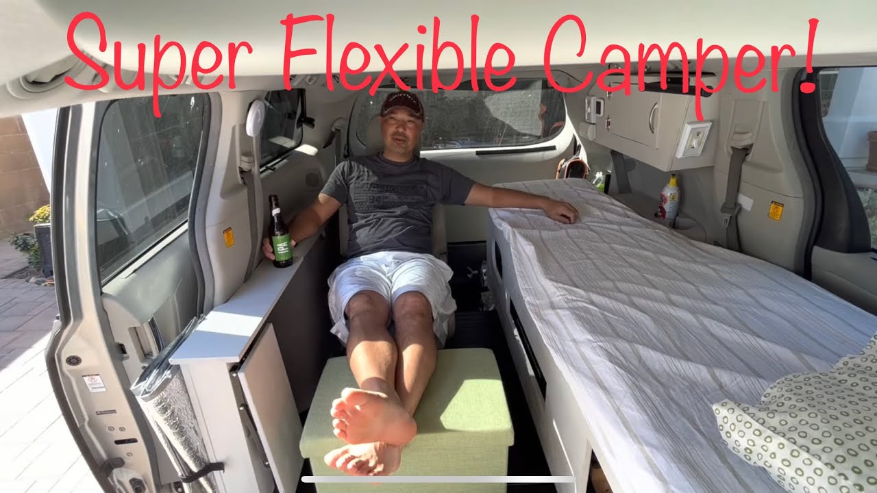 Я построил самый «гибкий» кемпер-тур с сиденьями бизнес-класса! Sienna Tiny Camper V4, выпуск 14