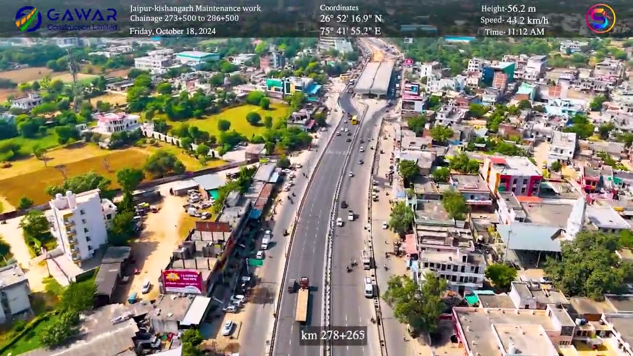 Stunning Drone View of Jaipur's 200 Feet Bypass Road | Saini Sky Studio Private Limited