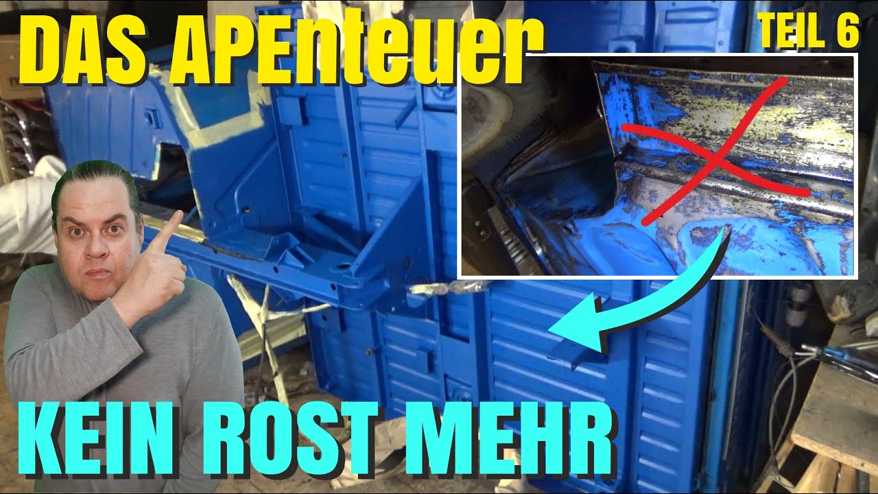Der Rost ist weg | Fertan & Brantho Korrux angewendet | Unterbodenschutz Ape 50 [KONSERVIERUNG]