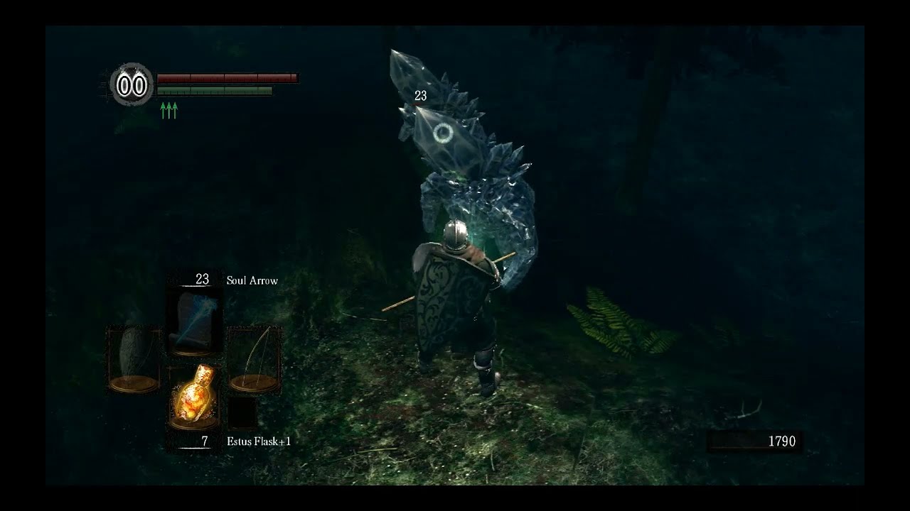 Bullying crystal golems