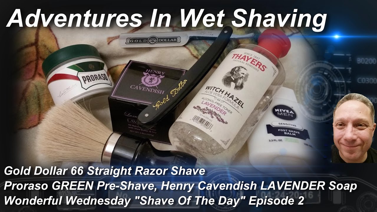 Gold Dollar 66 Straight Razor Shave, Shave Of The Day, Henry Cavendish Wonderful Wednesday 