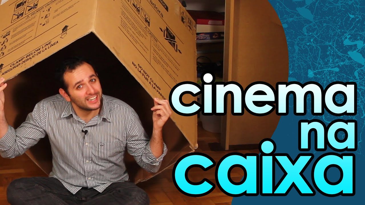 Como fazer CINEMA NA CAIXA | câmara escura - EXPERIÊNCIA de FÍSICA