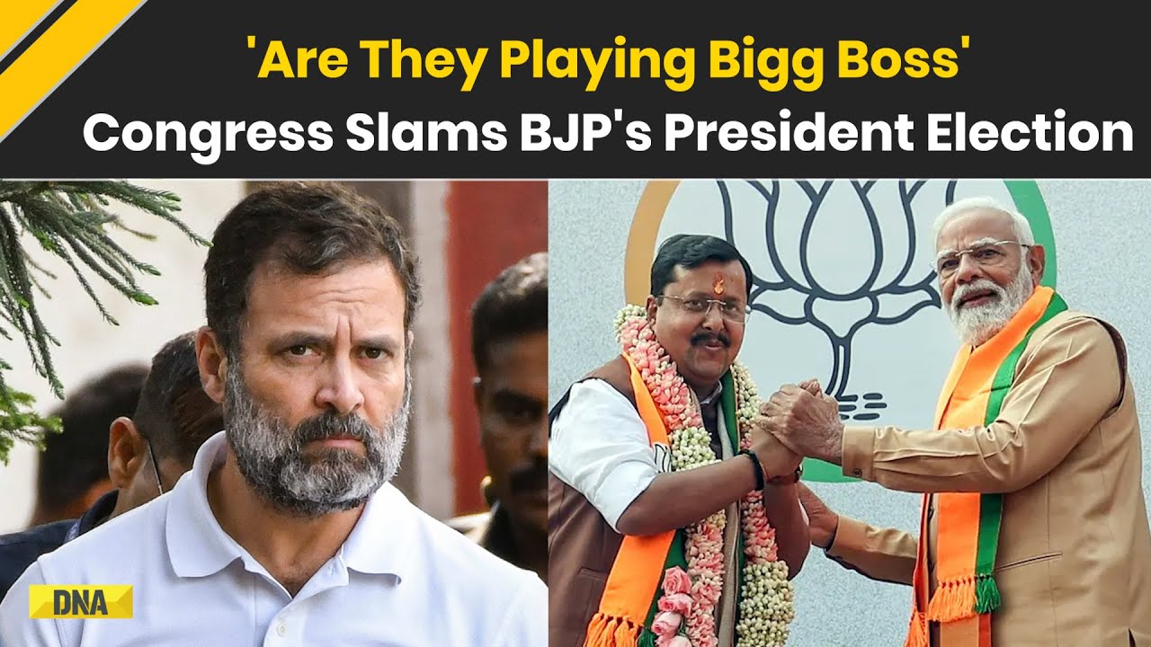 BJP Vs Congress: 'Are They Playing Bigg Boss' Cong Attacks BJP Over Picking Nitin Nabin As President