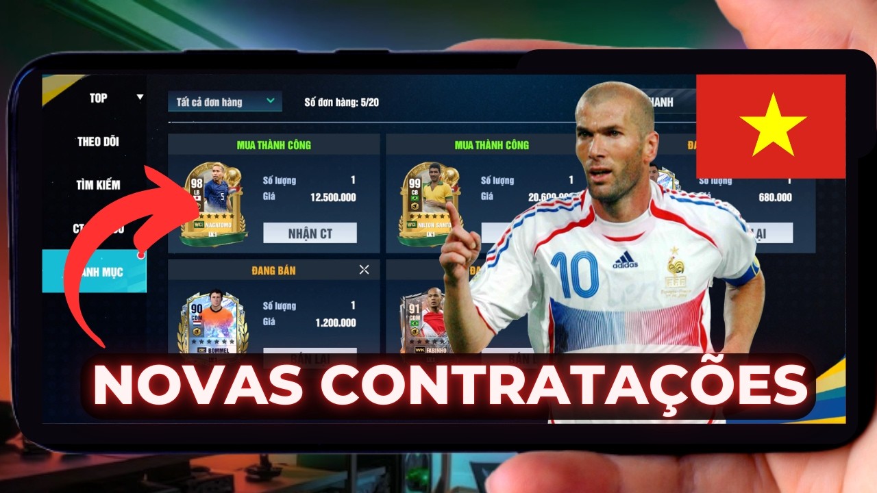 🔥 2 NOVAS CONTRATAÇÕES ÉPICAS NO FOOTBALL DREAM BE A PRO 🇻🇳