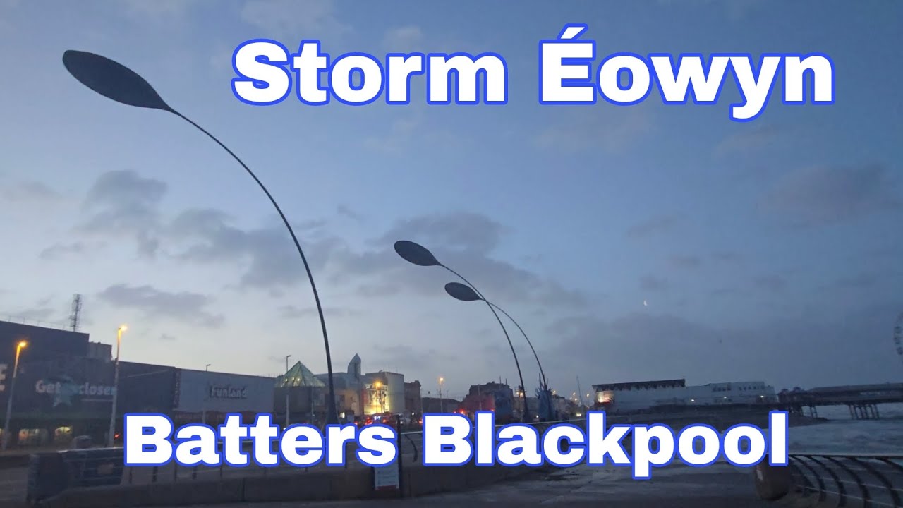Blackpool Battered by Storm Éowyn