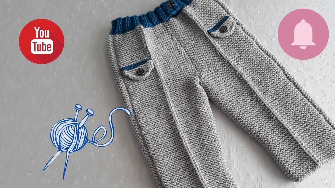 Örgü Bebek Pantolon                                                  #bebekörgüleri #knitting #baby