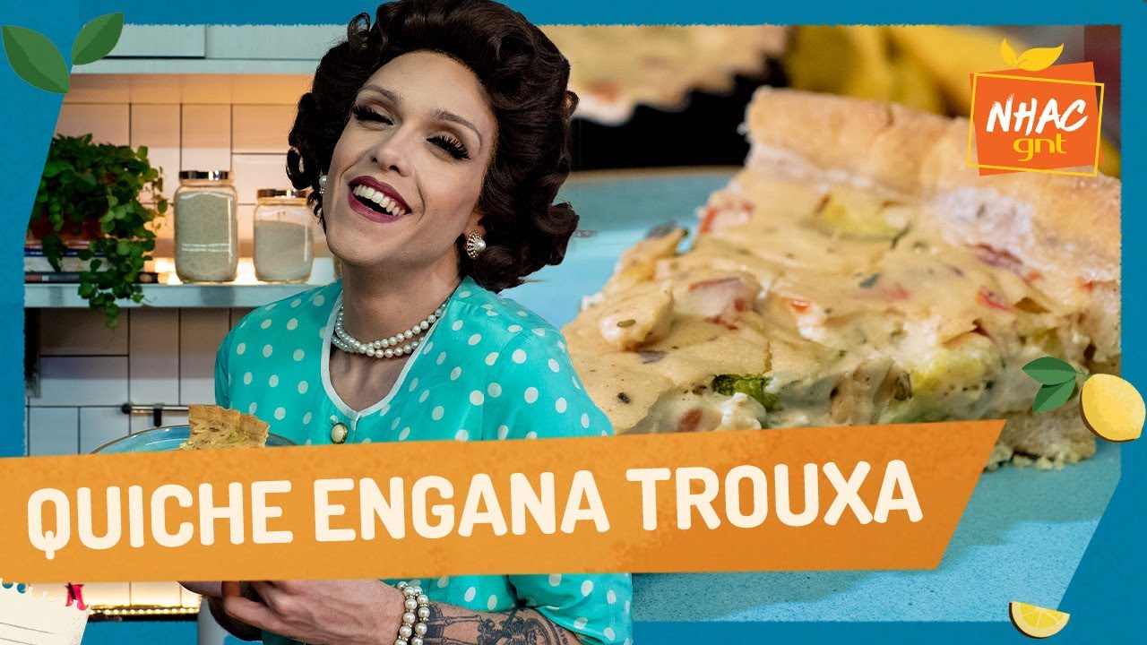 Rita Von Hunty ensina como fazer QUICHE VEGANA com abobrinha | Se Vira Aí