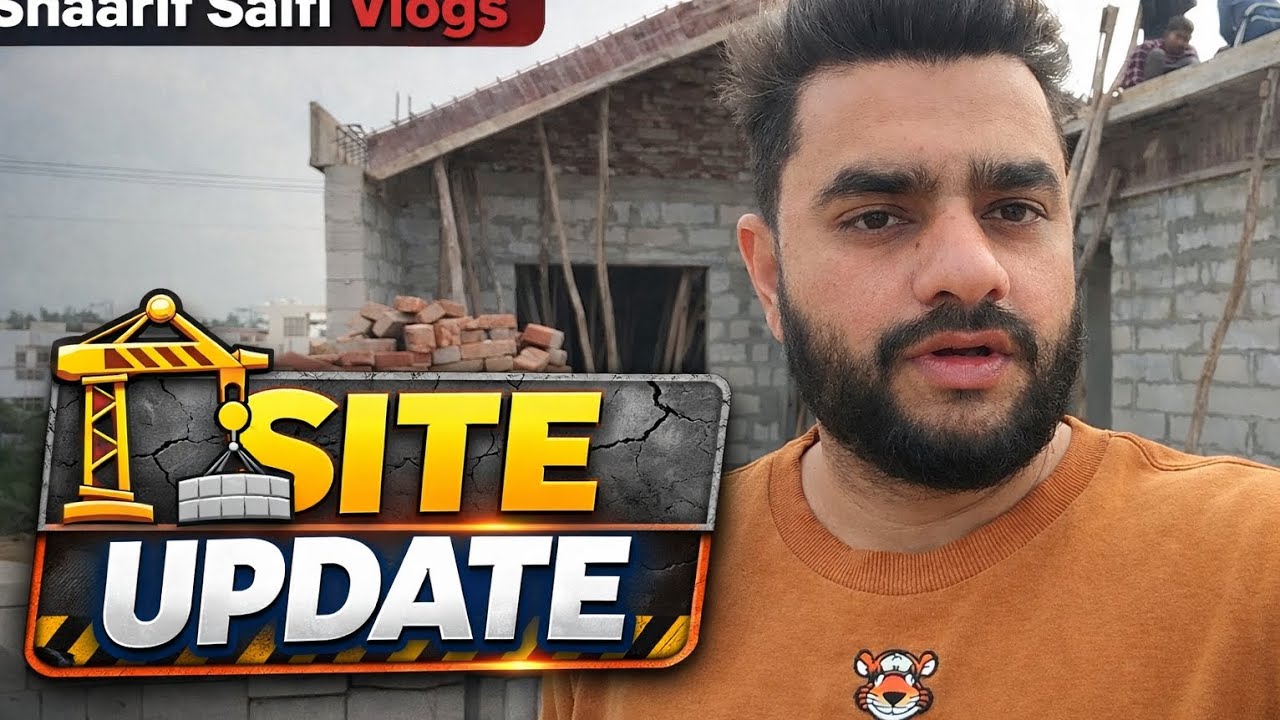 Construction Site Update 🏗️ | Aaj Site Par Kya Kya Kaam Hua? | @Shaarif93 