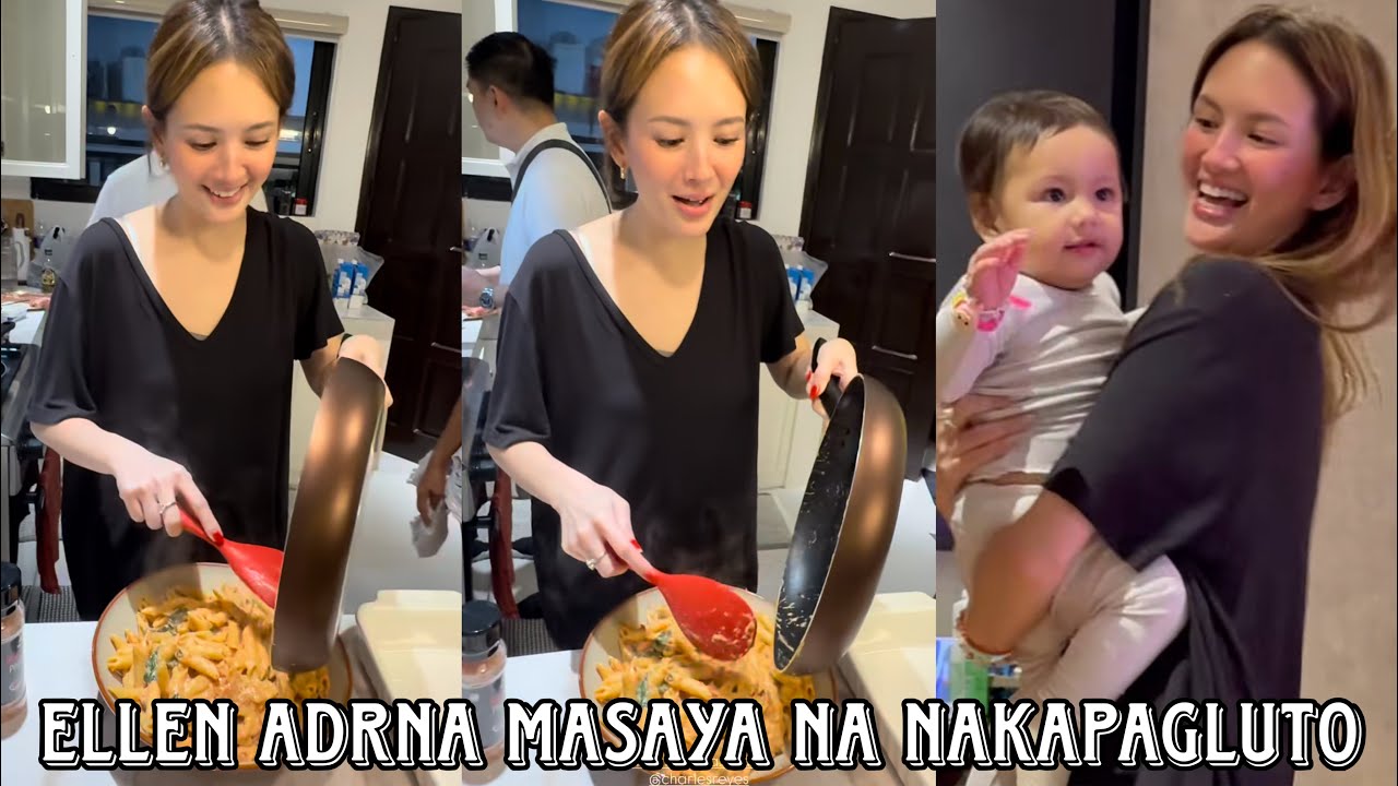 ELLEN ADARNA FEEL NA FEEL NA NGAYON ANG MAGLUTO HINDI NA NAG AALALA NA BAKA MAY MAGASGAS ANG SAYA