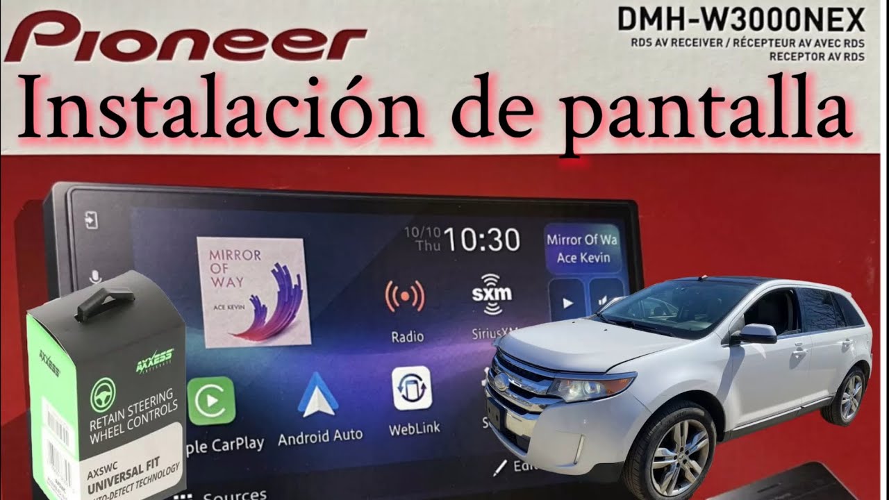Instalación de pantalla y cámara con Controles Del Volante 2008 Ford Edge ￼