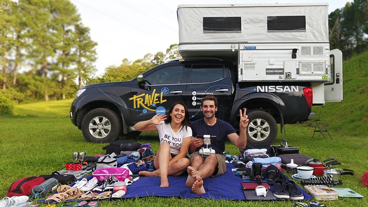 TIREI TUDO do MOTORHOME, VIAGEM DE CARRO | Travel and Share | Romulo e Mirella