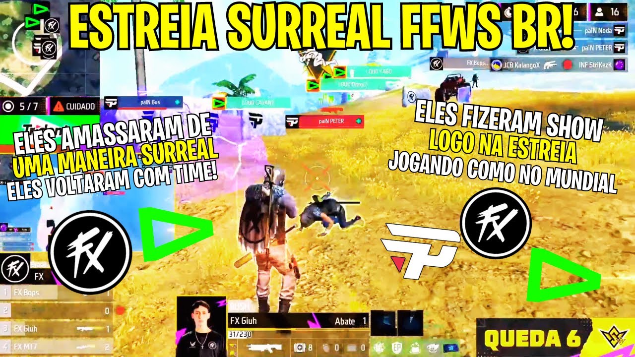 MEU DEUSSS! ESTREIA EPICA NA LBFF! FLUXO VS LOUD! ELES FIZERAM 2 BOOYAHS EPICOS! A NOVA LBFF🚨FFWS BR