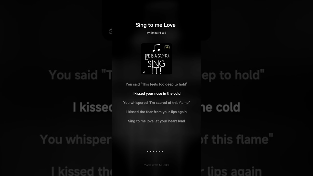Sing to me Love
