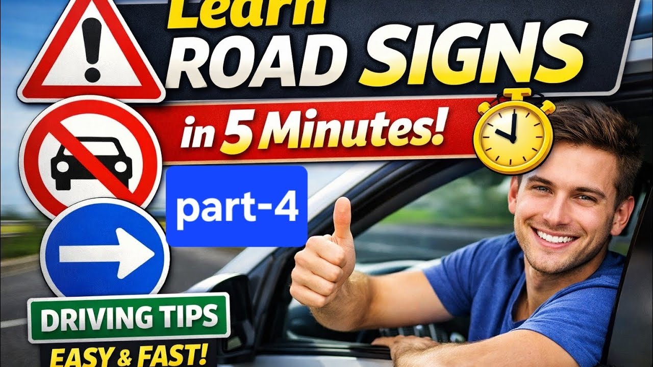 Learn Road Signs in 5 Minutes | Traffic Signs for Beginners
