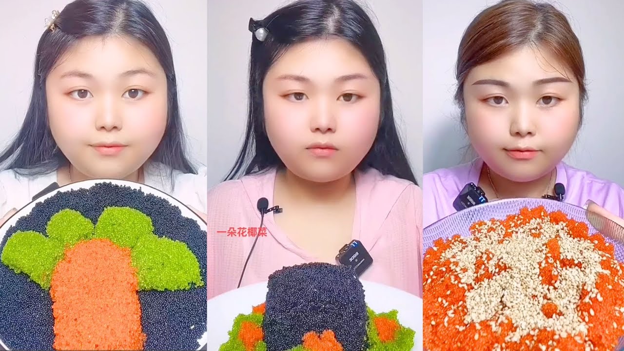 Seafood Texture ASMR | Massive Fish Roe Bowl Eating #61
