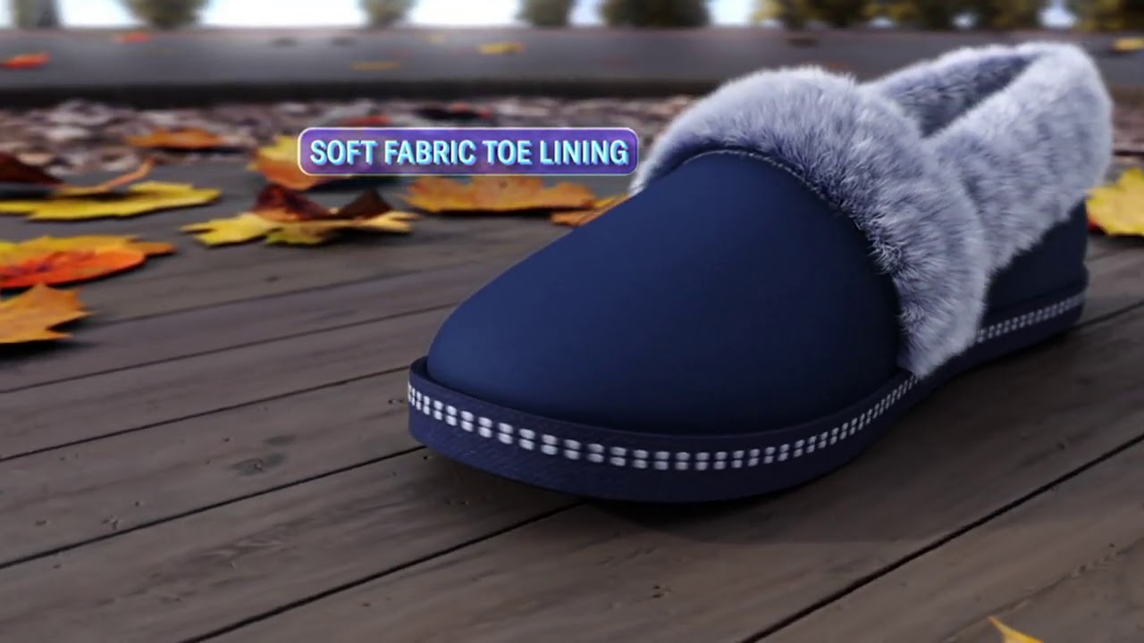 Skechers Plush Faux Fur Slippers - Cozy Campfire on QVC
