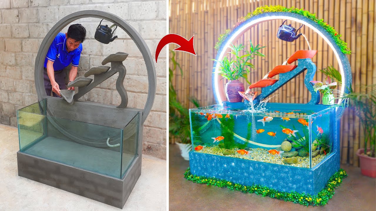 Take the moon to your aquarium | Aquarium decoration ideas