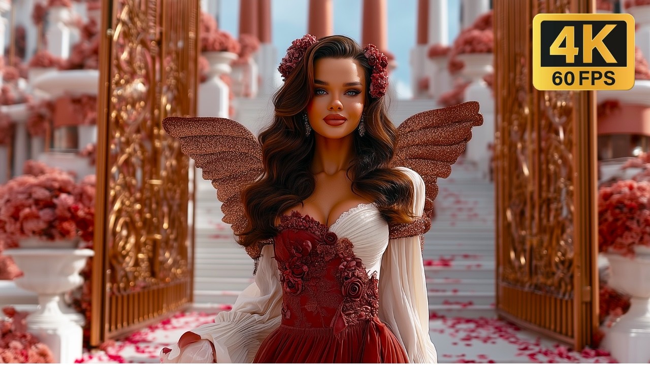 Queen of Hearts Fantasy | Valentines Crimson Palace AI Music Video