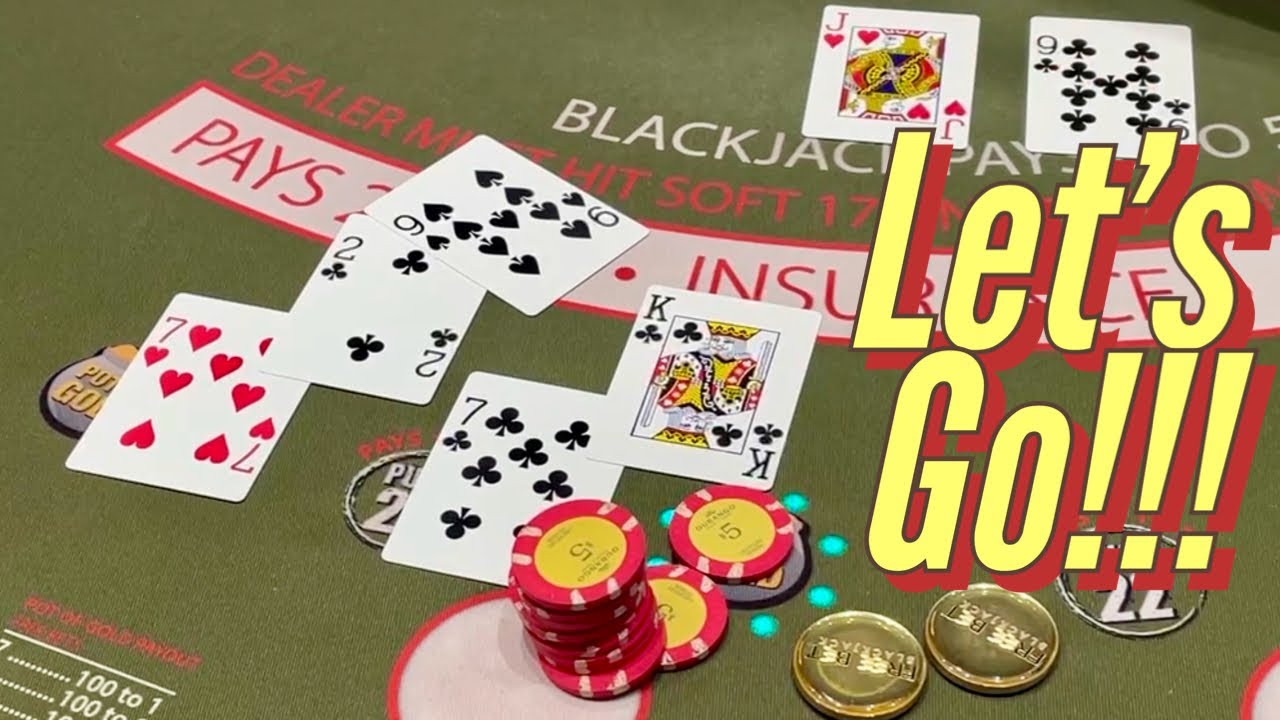 Let The Splits & Doubles Continue! Live Fun Winning Session Of Free Bet Blackjack At Durango Casino!