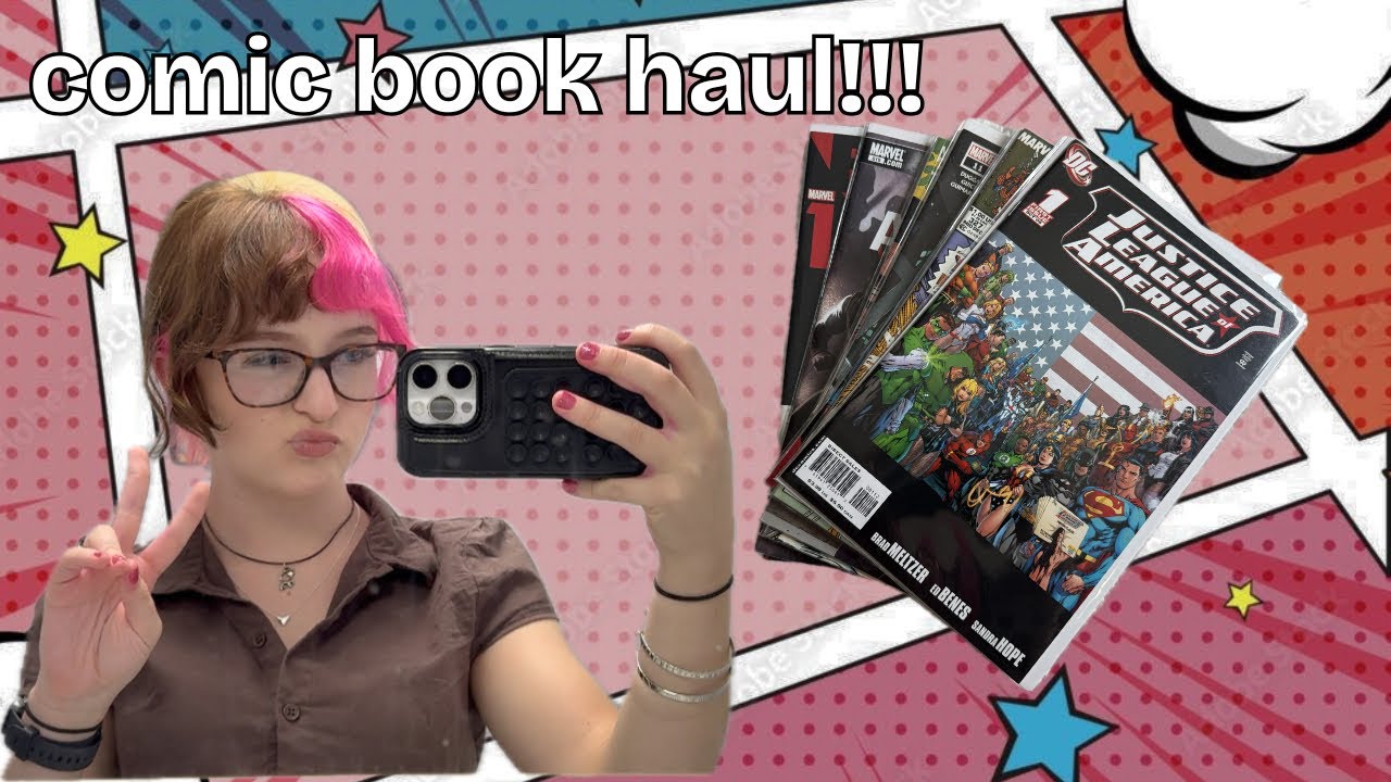 comic book haul + talking about my first week of college