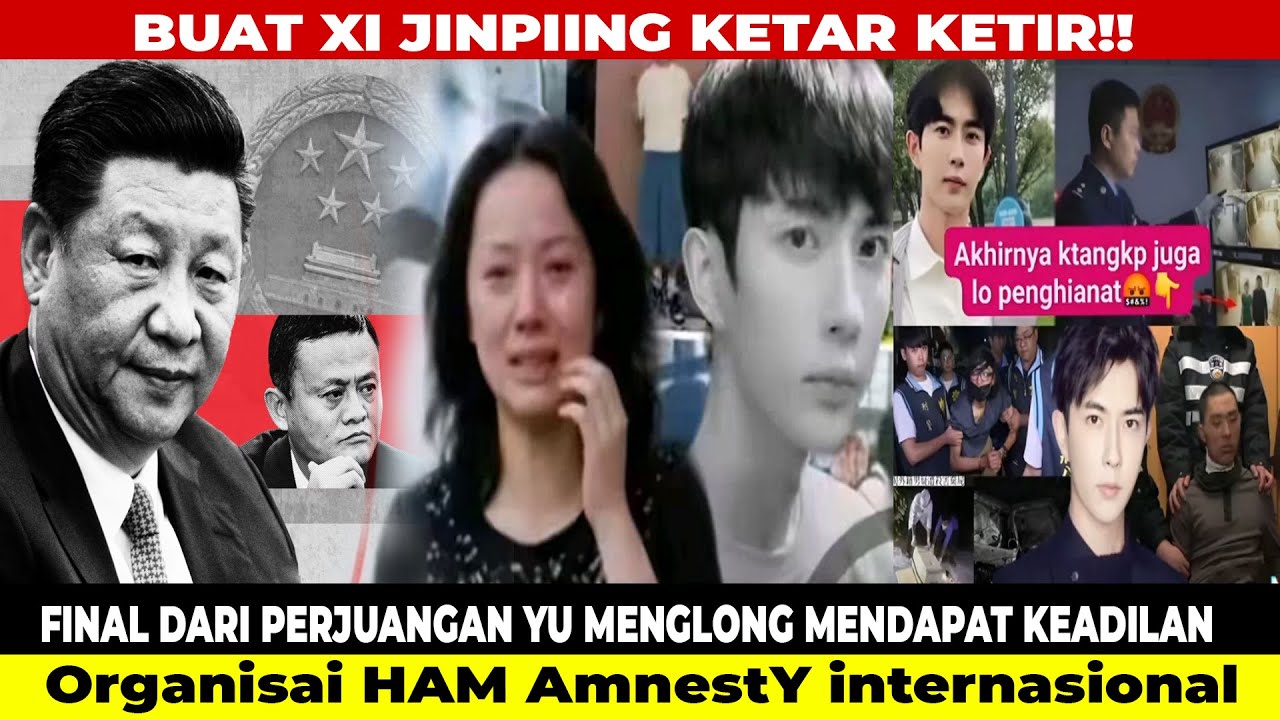Organisai HAM AmnestY internasional buat yu menglong, xi jinping ketar ketir, manager ditangkap