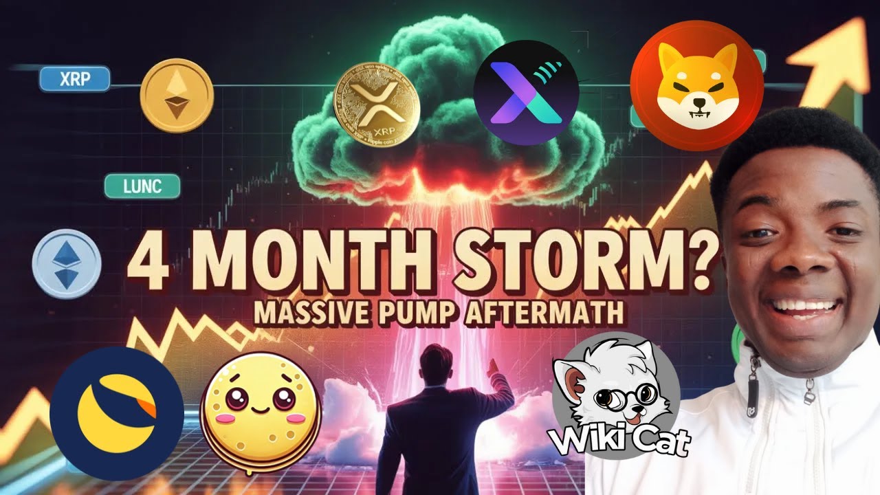 🚨 Crypto 4 Months of Storm?! Massive Pump Aftermath! Prophetic Insight on CREPE, WIKICAT, XPIN, XRP
