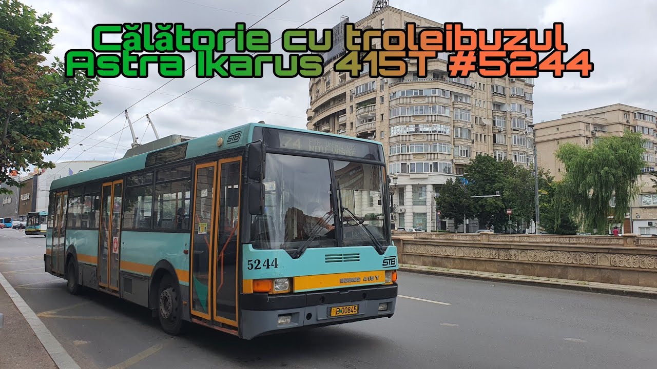 Călătorie cu troleibuzul Ikarus 415T #5244 (77)