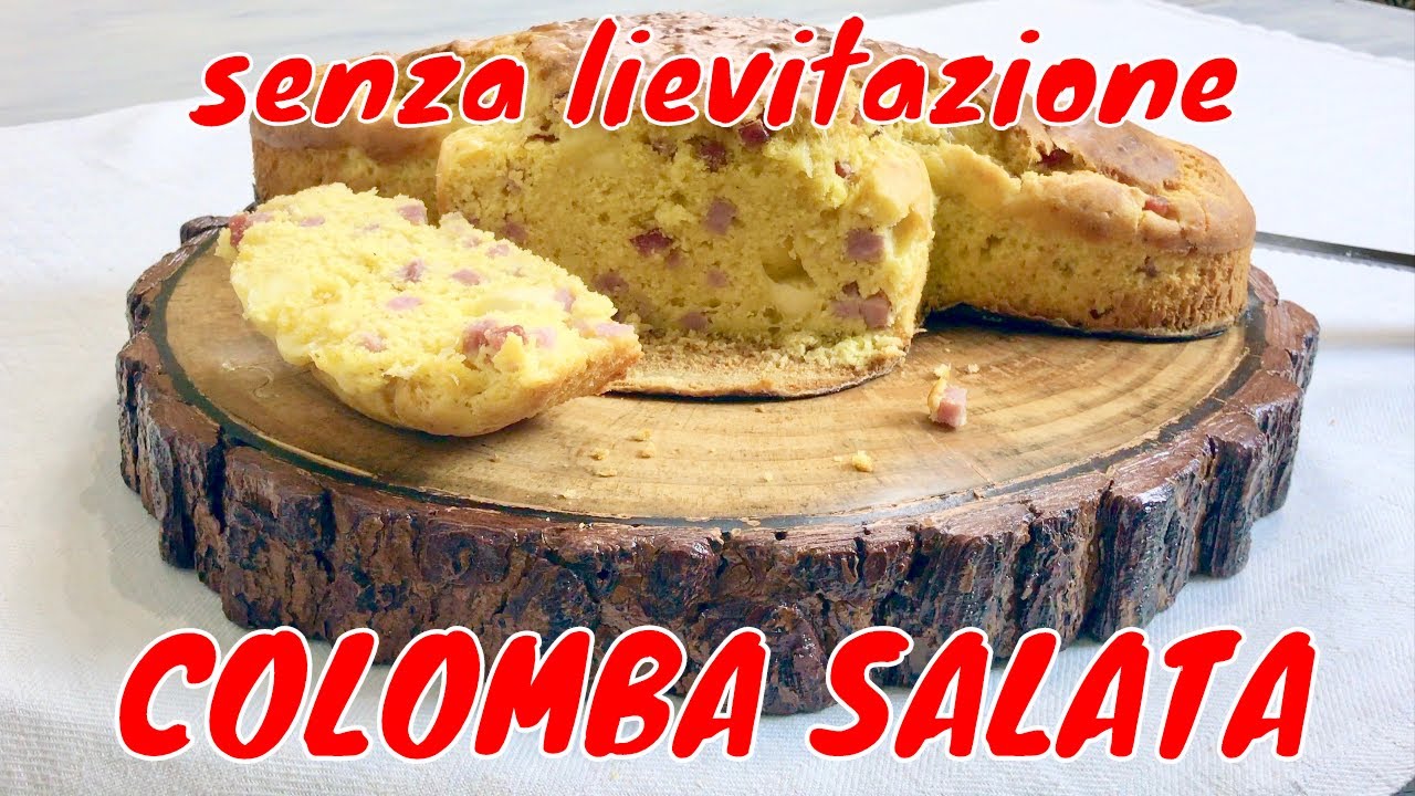 COLOMBA SALATA senza lievitazione soffice e saporita - di Prima del Caffè