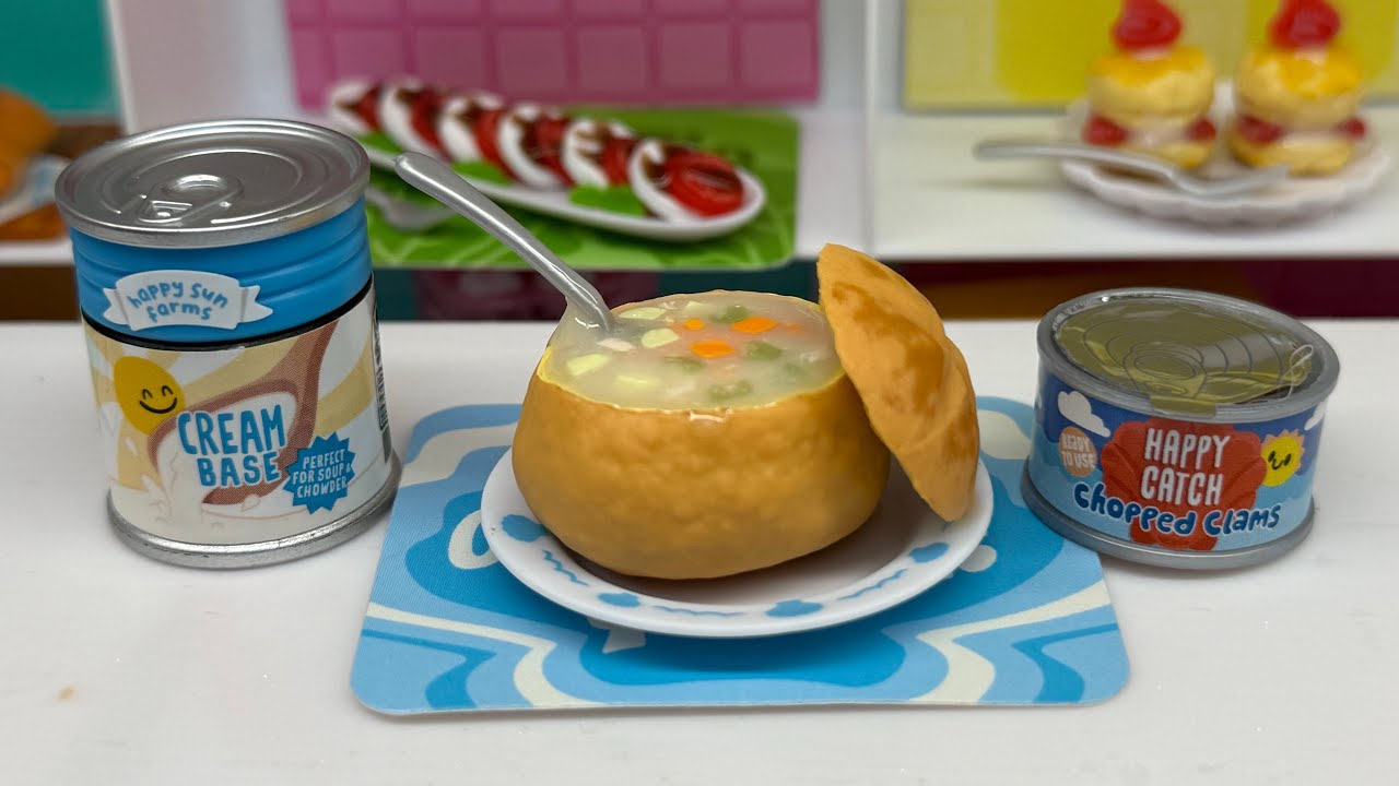 Серия Miniverse Cafe, 5-я волна! 2-я волна. Собираем вместе! (Суп из моллюсков в хлебной миске) #...