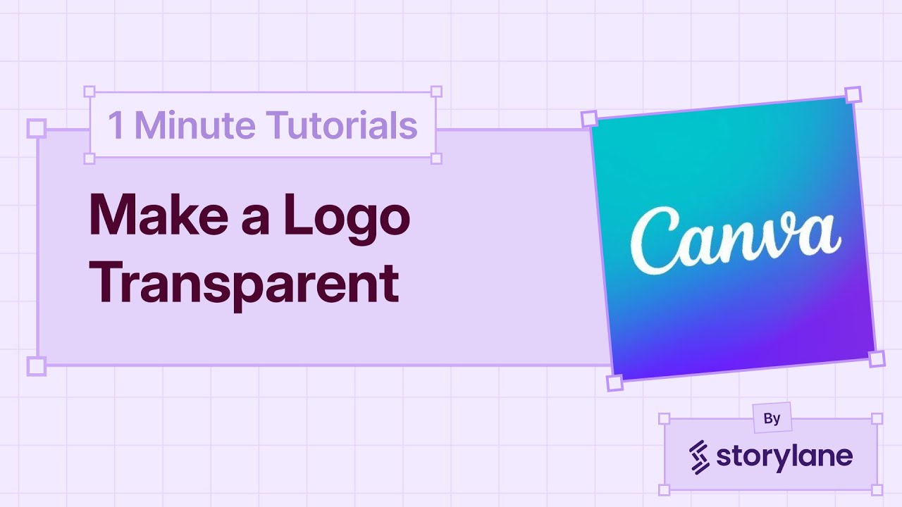 How to Make a Logo Transparent in Canva | 1-Minute Tutorials