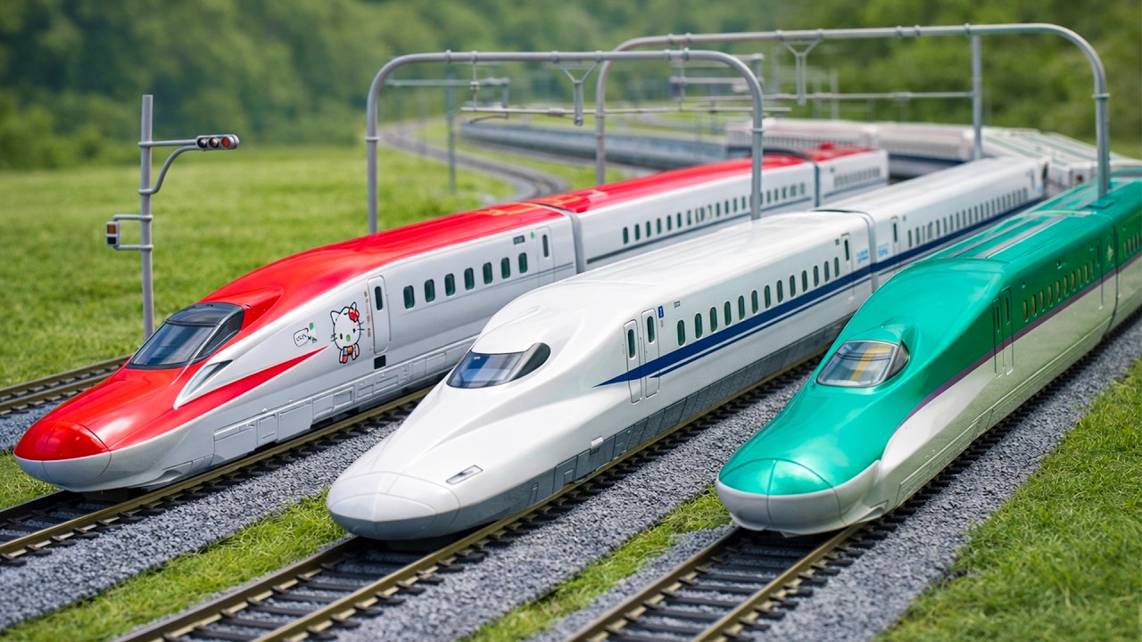 Kato N Scale N700 Series, E5 Series, Series 500 Shinkansen Train Unboxing | Model Train Collection