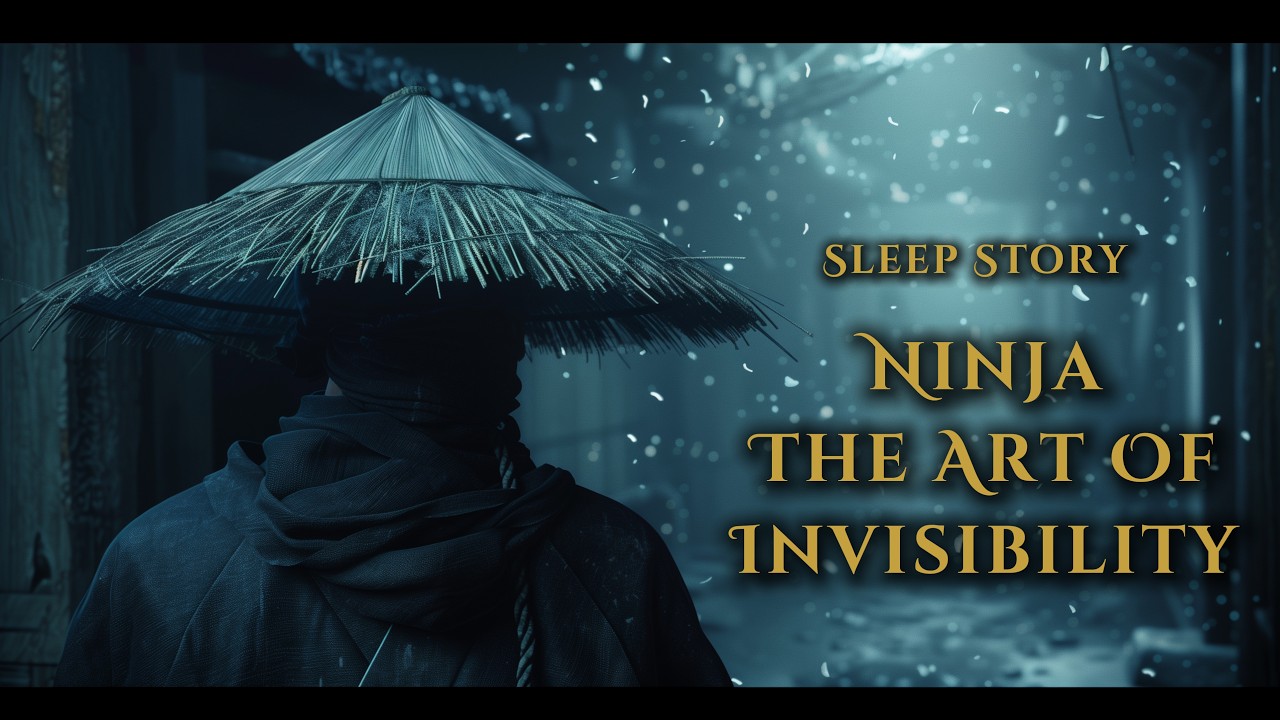 Ninja: The Art of Invisibility 🏯 A True Japanese Sleep Story | Fireplace ASMR