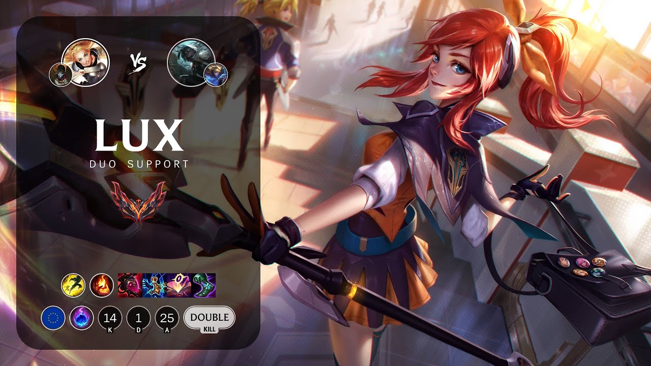 Lux Support vs Senna - EUW Grandmaster Patch 14.2