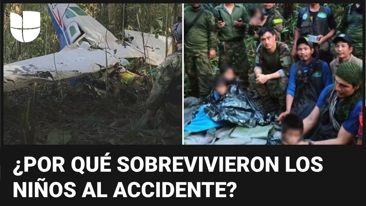 Posible razón de por qué niños perdidos en una selva en Colombia sobrevivieron al accidente aéreo